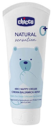 CHICCO Крем под подгузник Natural Sensation 10% оксид 100 мл