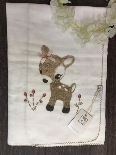Одеяло детское Муслиновое BİBABY Lovable 85*85см 1шт арт.64330