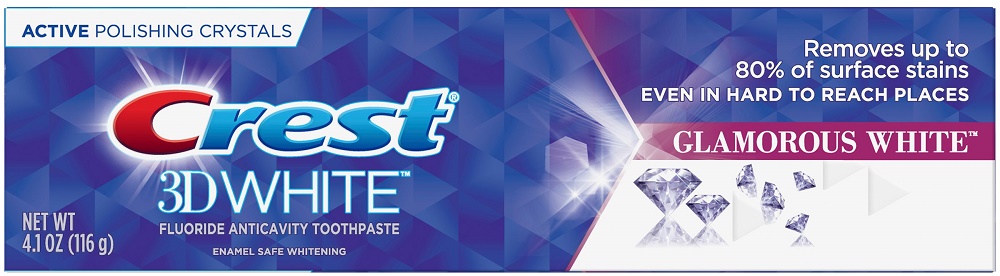 Зубная паста CREST 3D White Glamoгous White 116 гр