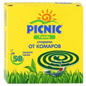 PICNIC Family спирали от комаров 10 шт
