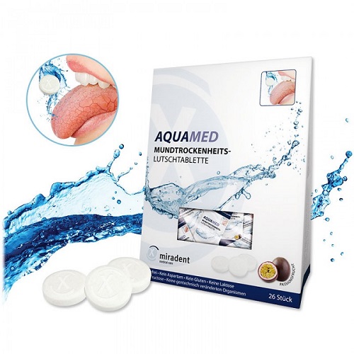 Aquamed Леденцы с ксилитом со вкусом Маракуйи 26шт MIRADENT (Упаковка)