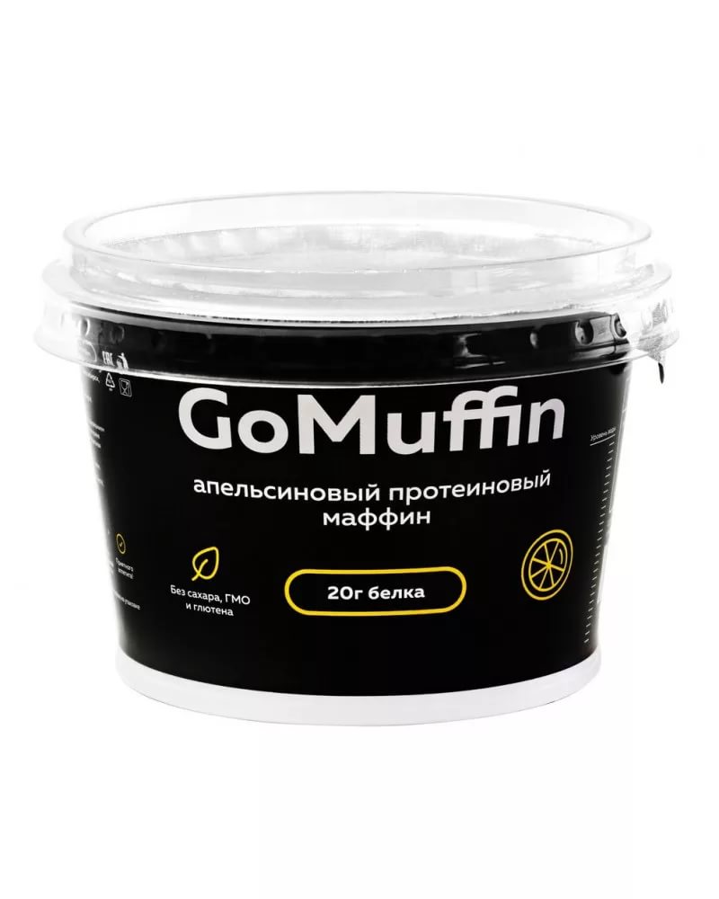 Vasco Go Muffin Протениовый маффин 20гбелка 54г апельсин