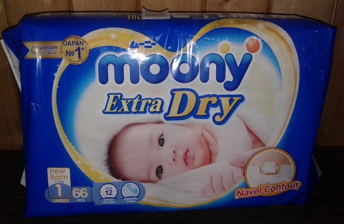Подгузники для детей MOONY Extra Dry NB66 (до 5 кг) 66шт