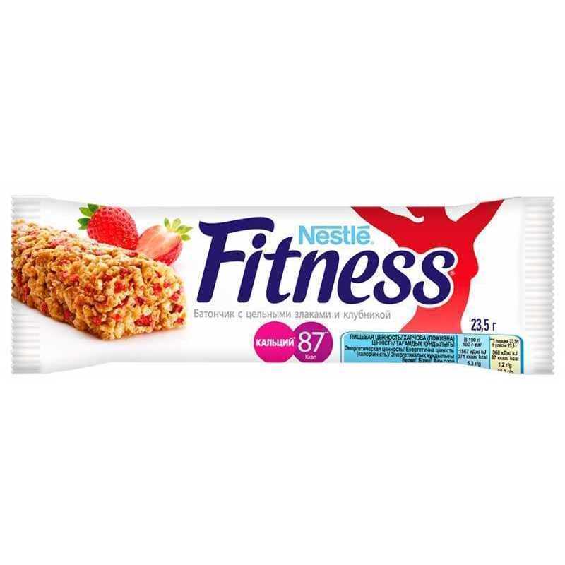Nestle Фитнес Батончик злаковый Клубника 23,5г
