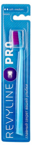 Зубная щетка REVYLINE SM6000 PRO мягкая ( 6949 ) голубая
