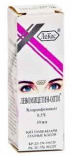 Левомицетин-Опти капли глазные 0,5% 10 мл