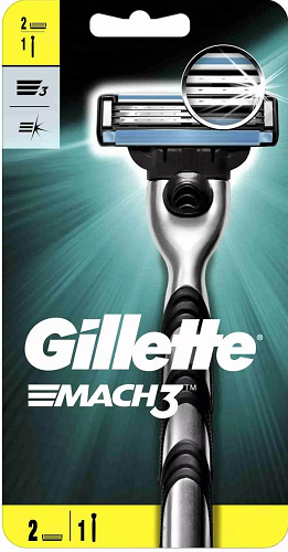 Станок бритвенный GILLETTE Mach3 Start (2кассеты) 81703565