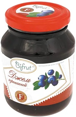 Bifrut Джем Черника на фруктозе 300г Бифрут