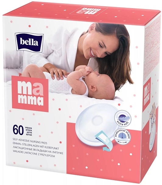 Прокладки для груди BELLA 60 шт Одноразовые  (Упаковка)
