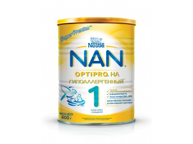 NAN Гипоаллергенный HA 1 400г Смесь сухая с рождения.