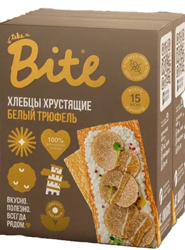 Bite Хлебцы Кукурузно-рисовые Белый трюфель 100г хрустящие без глютена 