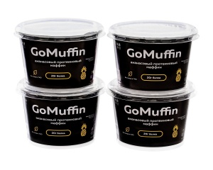 Vasco Go Muffin Протеиновый маффин 20гбелка 54г ананасовый