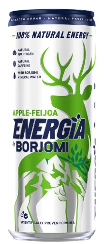 Напиток газированный Energia Borjomi Яблоко и Фейхоа 0.24 л ж/б Боржоми