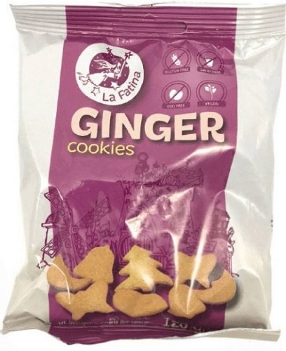 La Fatina Печенье Ginger 120г без глютена