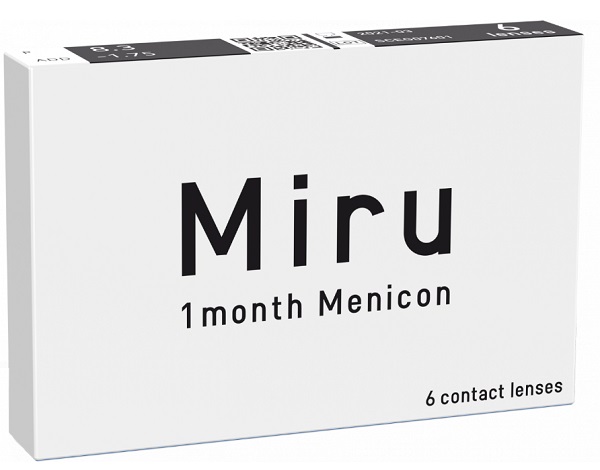 Контактные Линзы мягкие -4,50 / 8,6 (6линз) Miru 1 month Menicon