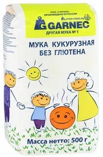 Гарнец Мука Кукурузная 500г без глютена