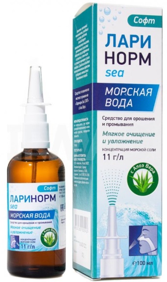 Ларинорм Sea Софт Морская соль с Алоэ Вера 100мл
