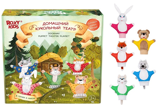 Кукольный театр 5 персонажей ROXY KIDS арт.RHT-001