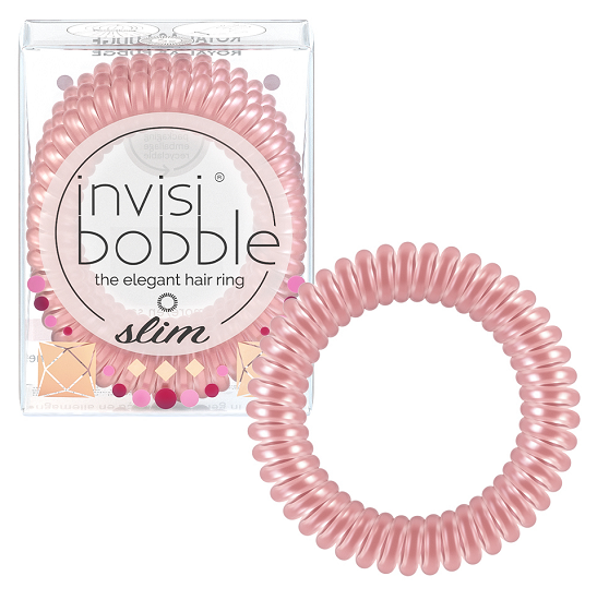 INVISIBOBBLE Резинка браслет для волос Slim British Royal Fudge 3шт