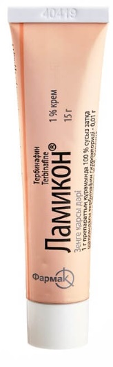 Ламикон крем 1% 15 гр ( тербинафин )