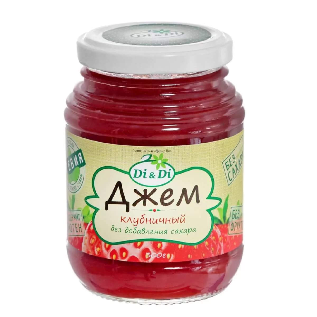 Di&Di Джем Клубничный 300г без сахара, на стевии