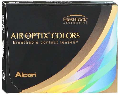 Контактные линзы цветные AIR OPTIX COLORS Bpilliant blue