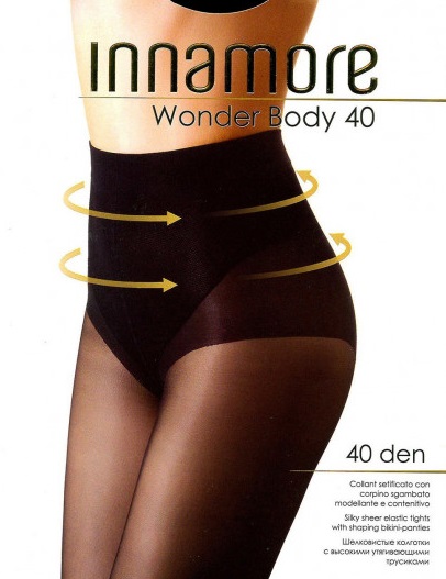 INCANTO коглготки Innamore Wonder Body 40 Den Nero 4
