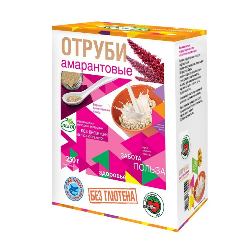 Di&Di Отруби амарантовые 250г