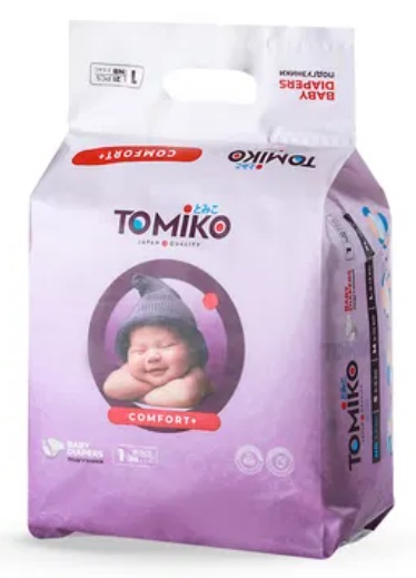 Подгузники для детей TOMIKO Comfort+ р.NB ( 2-5 кг ) 21 шт