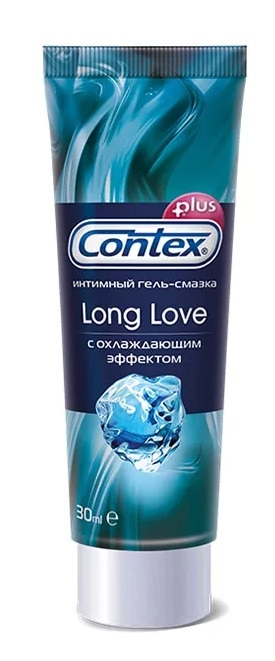 Лубрикант CONTEX Long Love 30 мл с охолаждающим эффектом Гель-смазка