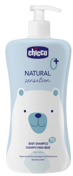 Шампунь для волос CHICCO Natural Sensation с Алоэ и маслом сладкого миндаля 500 мл