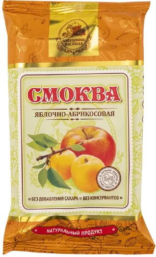 Смоква Пастила Яблочно-Абрикосовая 50г Бабушкина Пастила
