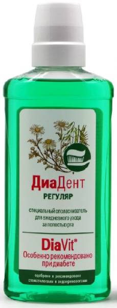 ДИАДЕНТ Regular специальный ополаскиватель для рта 275 мл
