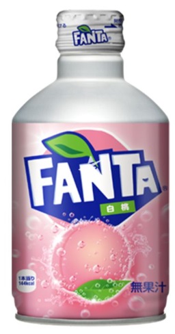 Fanta White Peach 0,3 л безалкогольный газированный ж/б с крышкой Japan