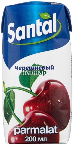 Нектар Черешневый для дет.пит. Santal 200мл т/пак