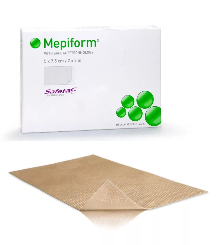 Повязка Силиконовая для лечения рубцов 5*7,5см MEPIFORM