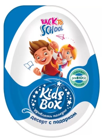 Десерт с подарком KIDS BOX Back To school 20г