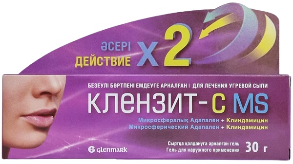 Клензит-C MS гель 30 г Дерива-С MS ( микросферический адапален, клиндамицин ) @#