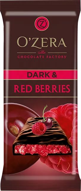 Ozera Dark Red Berries Горький шоколад с начинкой 40г