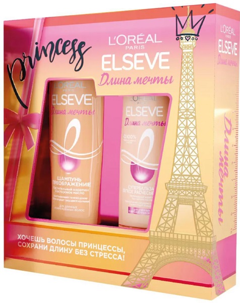 LOREAL набор Длина мечты шампунь и бальзам для волос