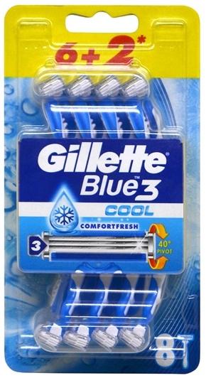 Станок бритвенный GILLETTE Blue Cool ( 6+2 кассет )