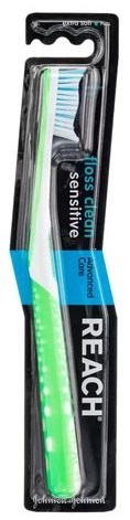 Зубная щетка REACH Floss Clean Средняя цв.в асс.