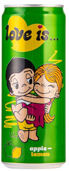 Напиток Love Is…со вкусом Яблоко-Лимон 0,33 мл
