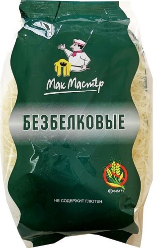 Мак Мастер Макароны Безбелковые Ракушка 300г 
