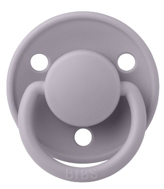 Пустышка латексная ночная 6м+ Bibs De Lux Fossil Grey арт.1210303