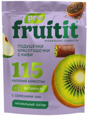 Fruit It Фруктовая Подушечки Красотушечки Киви 50г Правильные Сладости