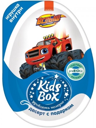 Десерт с подарком KIDS BOX Чудо машинки 20г