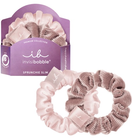 INVISIBOBBLE Резинка браслет для волос Sprunchie Slim Premium La Vie En Rose 2 шт
