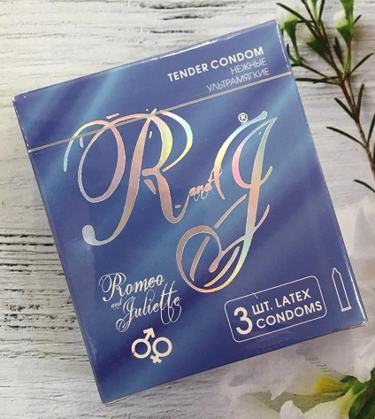 Презервативы R and J Tender 3шт Ультрамягкие ROMEO and JULIETTE