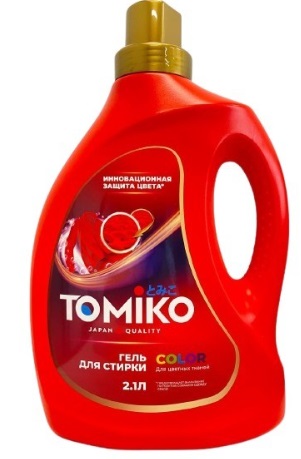 Гель для стирки цветных тканей Color 2.1л TOMIKO